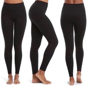 SPANX Look At Me Now Seamless Leggings – Black – XL